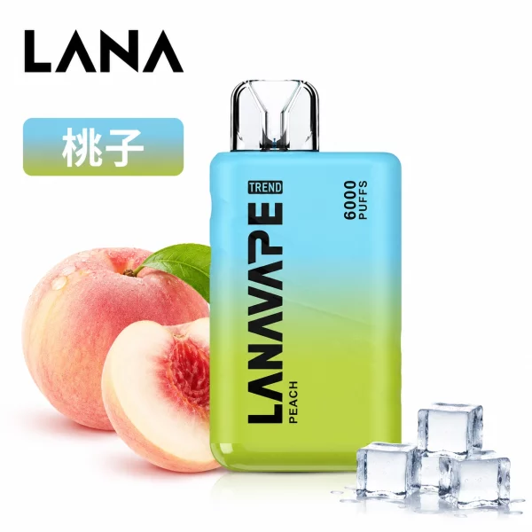 LANA TREND 6000口 一次性電子煙 桃子口味