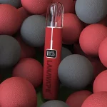 LANA 皮革 電子煙主機 通用一代煙彈 嬌艷紅色