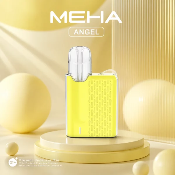 MEHA ANGEL 迷你方形 主機電子煙 檸檬黃色