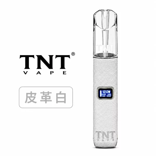 TNT 電子煙主機 皮革系列 皮革白色