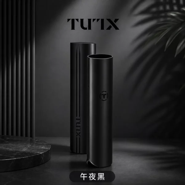 TUTX 皮革 電子煙主機 午夜黑色