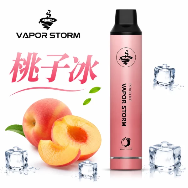 VAPOR STORM 風暴 5000口 一次性電子煙 桃子冰口味