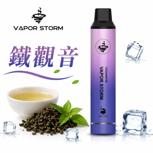 VAPOR STORM 風暴 5000口 一次性電子煙 鐵觀音口味