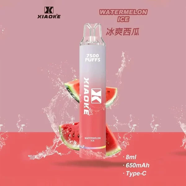 XIAOKE 7500口一次性電子煙 西瓜冰