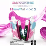 一次性電子煙｜Bang King Ice Cool 60000 - 桃子冰口味