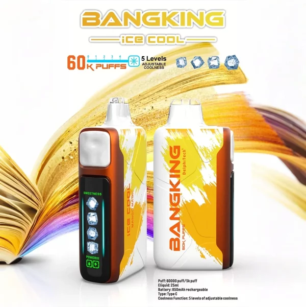 一次性電子煙｜Bang King Ice Cool 60000 - 芒果魔法口味