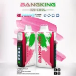 一次性電子煙｜Bang King Ice Cool 60000 - 草莓西瓜口味