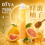 一次性電子煙｜DIYA 7500口 - 蜂蜜柚子口味