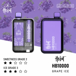 一次性電子煙｜HEBAT 喜貝 10000口 - 葡萄冰口味