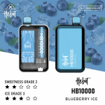 一次性電子煙｜HEBAT 喜貝 10000口 - 藍莓冰口味