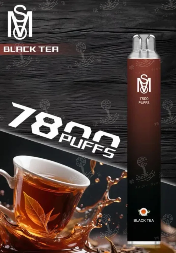 一次性電子煙｜MSO 爅嘶 7800口 - 紅茶口味