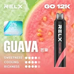 一次性電子煙｜RELX 悅刻 Smash Go 黑條 - 芭樂口味