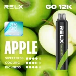 一次性電子煙｜RELX 悅刻 Smash Go 黑條 - 蘋果口味