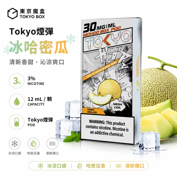 東京魔盒 Mohoo 煙彈 冰哈密瓜口味